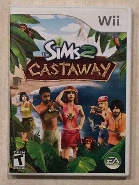 The Sims 2 Castaway Nintendo Wii Game CIB Tested